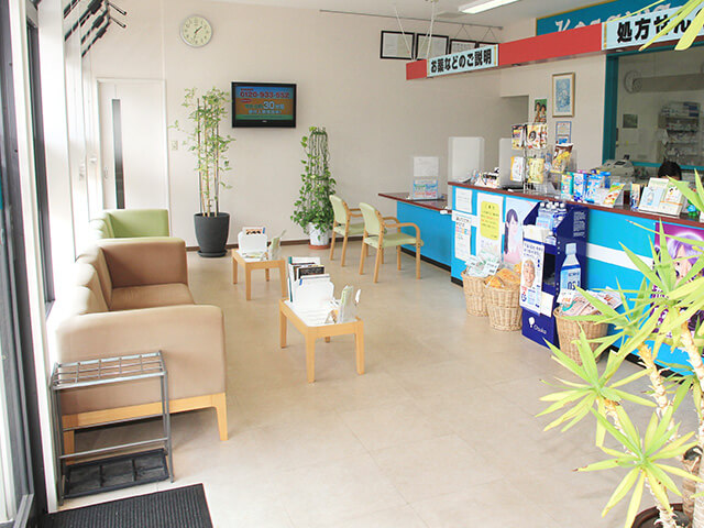 店内はバリアフリー仕様です